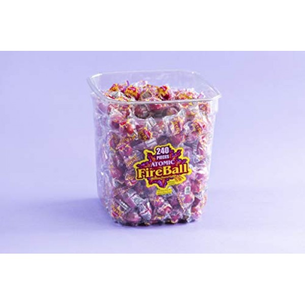 Atomic Fireballs Candy 4.05 Pound Bulk Tub