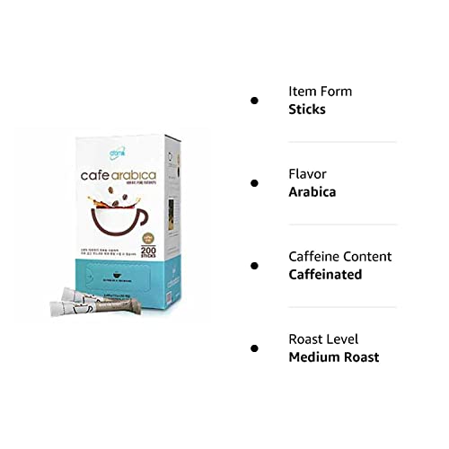 Atomy 200 Sticks Cafe Arabica Instant Coffee Mix Arabica Coffee
