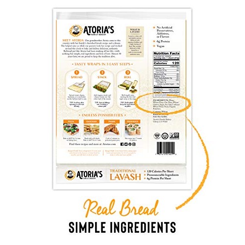 Atoria’S Family Bakery Traditional Lavash Bread │ Perfect For Sa