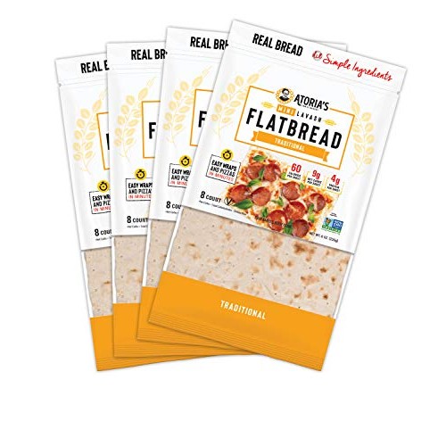 Atoria’S Family Bakery Traditional Mini Lavash Flatbread │Perfec