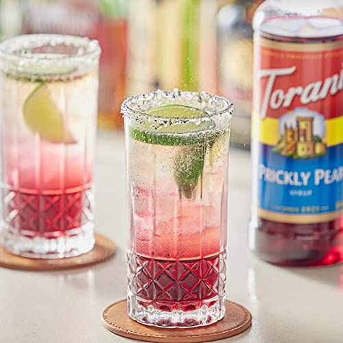Torani Prickly Pear Syrup Flavoring 750 Ml + Atrevo Pourer Dispe