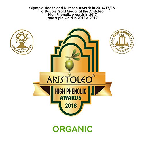 Pure Organic Extra Virgin Olive Oil With High Phenolic Content |