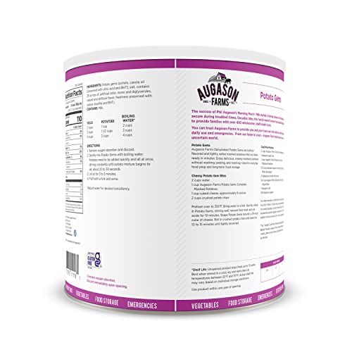 Augason Farms Long Grain Brown Rice Emergency Food Storage 24 Po