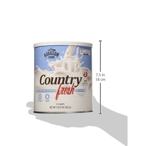 Augason Farms 5-90620 Country Fresh 100% Real Instant Nonfat Dry