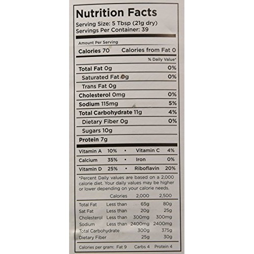 Augason Farms 5-90620 Country Fresh 100% Real Instant Nonfat Dry
