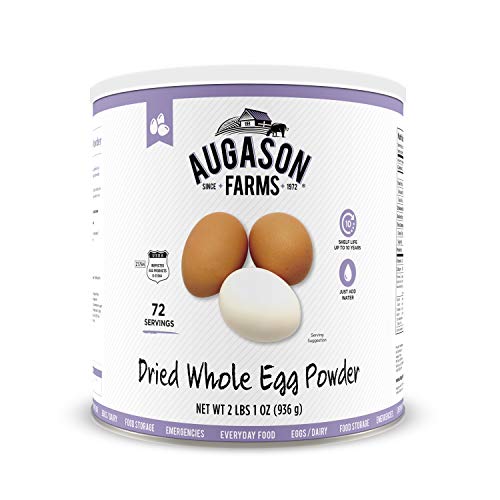 Augason Farms Dried Whole Egg Product 2 Lbs 1 Oz No. 10 Can