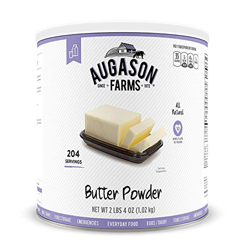 Augason Farms Butter Powder 2 Lbs 4 Oz No. 10 Can