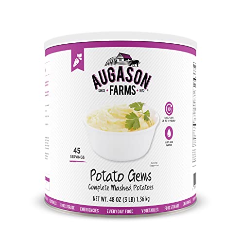 Augason Farms Potato Gems Complete Mashed Potatoes 3 Lbs No. 10 Can