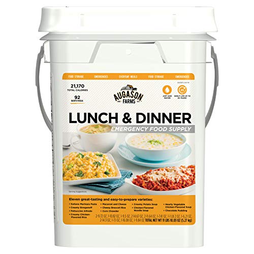 Augason Farms Lunch And Dinner Variety Pail Emergency Food Suppl