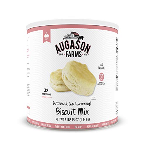Augason Farms Buttermilk No Leavening Biscuit Mix 2 Lbs 15 Oz