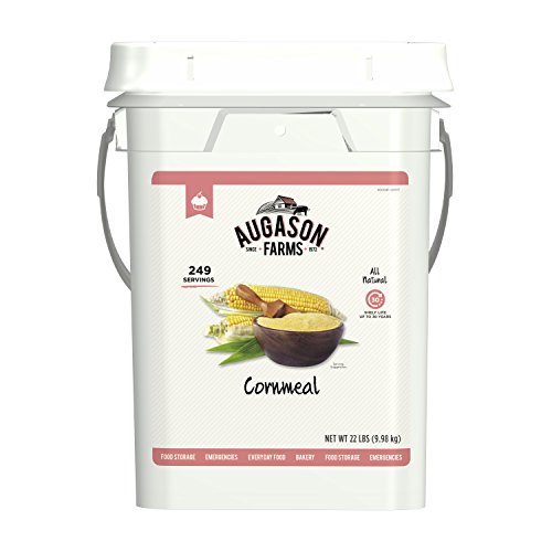 Augason Farms Cornmeal 22 Pound Pail