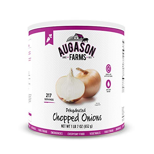 Augason Farms Dehydrated Chopped Onions 1 Lb 7 Oz No. 10 Can