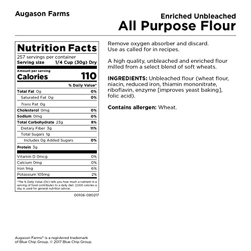 Augason Farms Enriched Unbleached All Purpose Flour