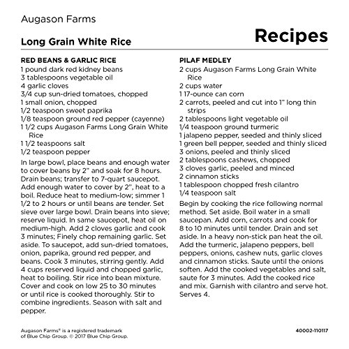 Augason Farms Long Grain White Rice Emergency Food Storage 24 Po...