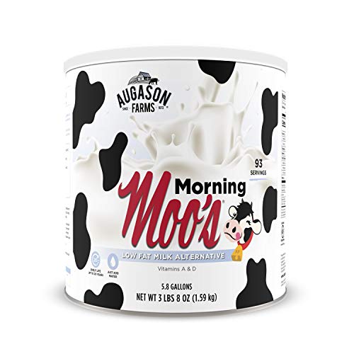Augason Farms Morning Moos Low Fat Milk Alternative 3 Lbs 8 Oz