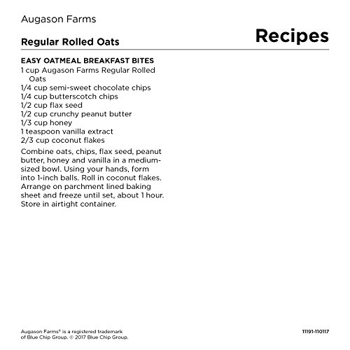 Augason Farms Regular Rolled Oats Emergency Food Storage 10 Poun