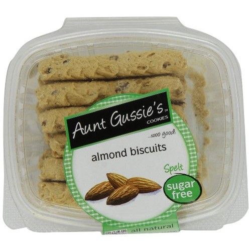 Aunt Gussies Sugar Free Almond Biscuits, 8-Ounce Tubs Pack Of 4