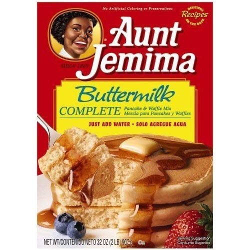 Aunt Jemima Complete Pancake Mix Buttermilk, 32-Ounce Boxes 2 B