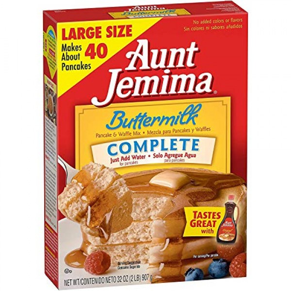 Aunt Jemima Buttermilk Complete Pancake Mix - 32 oz - 2 pk