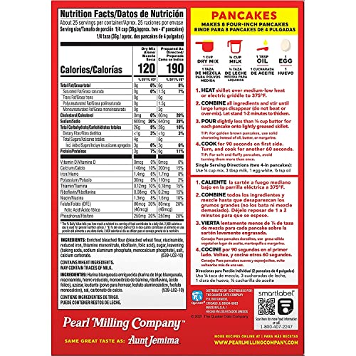 Aunt Jemima Original Pancake Mix-32 Oz ,2 Pk