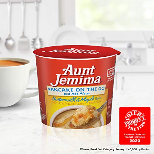 Quaker Aunt Jemima Pancake Cups, 2 Flavor Variety Pack,12 Count