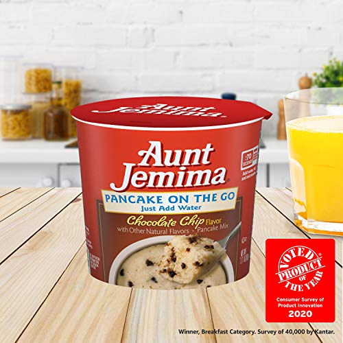 Quaker Aunt Jemima Pancake Cups, 2 Flavor Variety Pack,12 Count