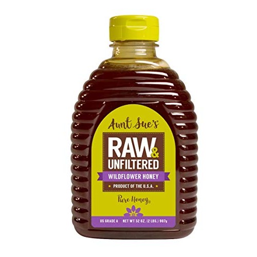 Aunt Sue’S Unfiltered Raw Wildflower Honey, 2 Pounds