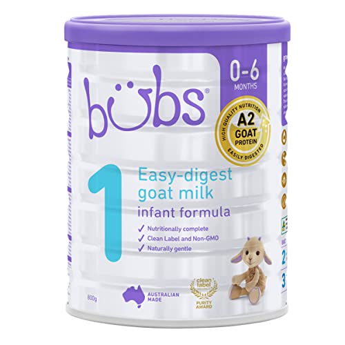 Bubs Goat Milk Infant Formula Stage 1, Infants 0-6 Months, Made