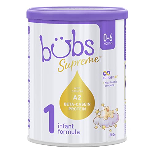 Bubs Supreme Infant Formula, Stage 1, Infants 0-6 Months, Made W