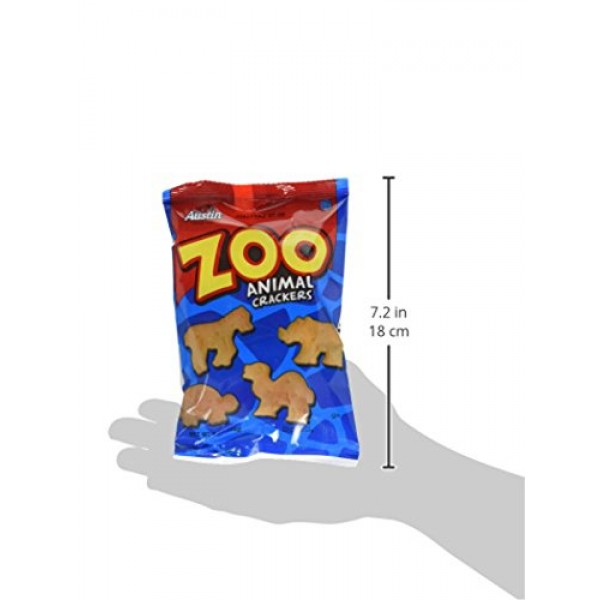 Austin Zoo Animal Crackers, 2-Ounce Packages Pack of 36