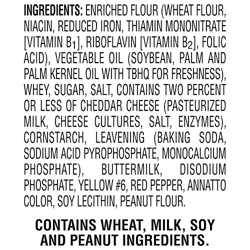 Austin, Sandwich Crackers, Cheese With Cheddar Cheese, 5.5Oz Pac