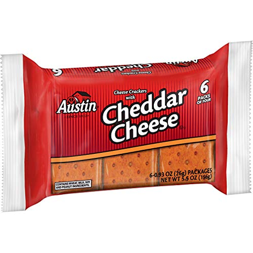 Austin, Sandwich Crackers, Cheese With Cheddar Cheese, 5.5Oz Pac