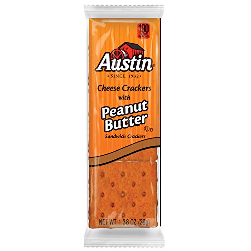 Austin, Sandwich Crackers, Cheese Crackers With Peanut Butter, 1 Austin, Sandwich Crackers, Cheese Crackers With Peanut Butter, 1