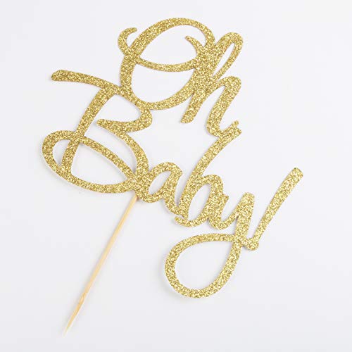 Auteby Oh Baby Cake Topper - Baby Shower For Boys And Girls