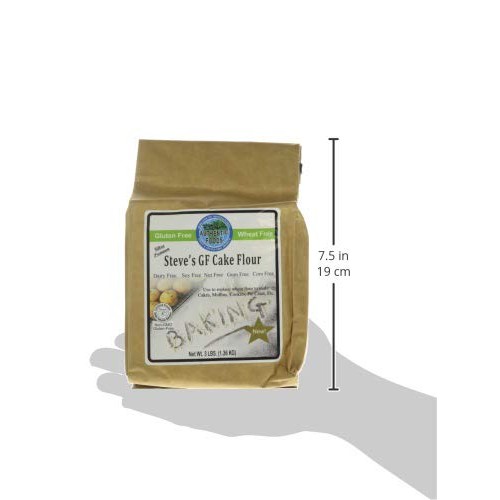 Authentic Foods Steves Gluten Free Cake Flour Blend, 3 Pound