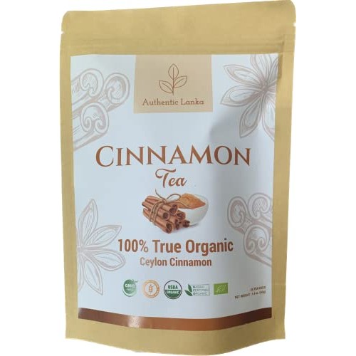 Authentic Lanka Ceylon Cinnamon Tea, Herbal Spice Tea, Organic C...