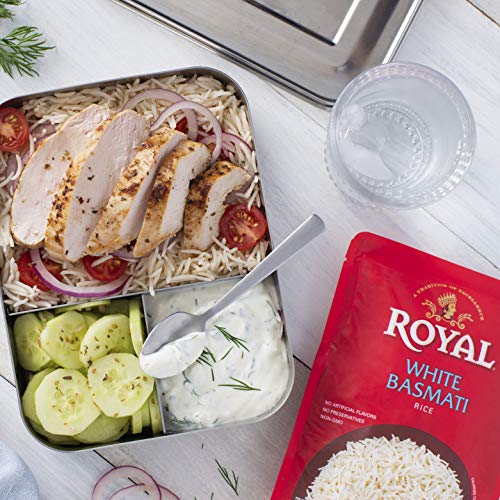 Authentic Royal Ready To Heat Rice, 4-Pack, White Basmati