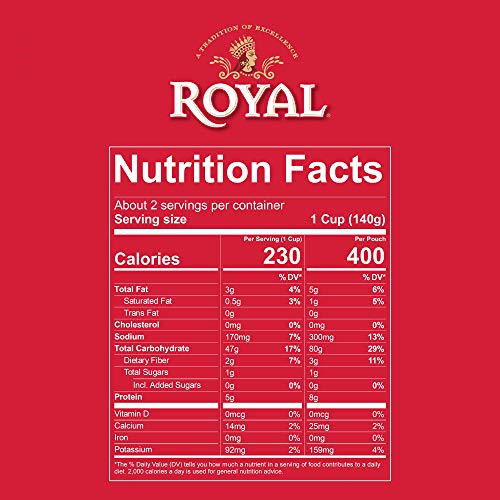 Authentic Royal Ready To Heat Rice, 4-Pack, White Basmati