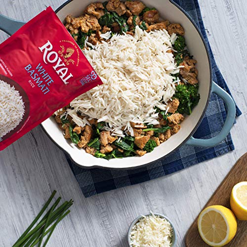 Authentic Royal Ready To Heat Rice, 4-Pack, White Basmati