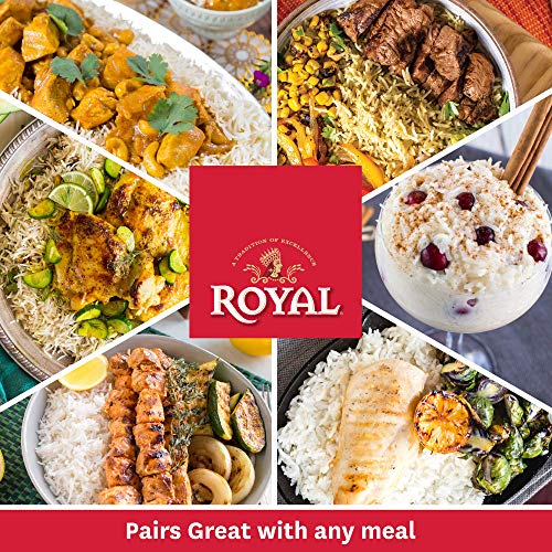 Authentic Royal Ready To Heat Rice, 4-Pack, White Basmati