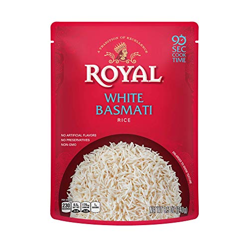 Authentic Royal Ready To Heat Rice, 4-Pack, White Basmati