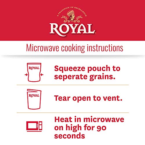 Authentic Royal Ready To Heat Rice, Cilantro Lime, 4 Count
