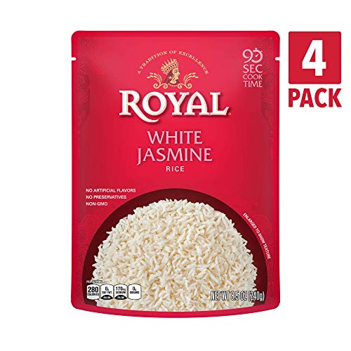 Royal Ready To Heat Rice, 4-Pack, White Jasmine