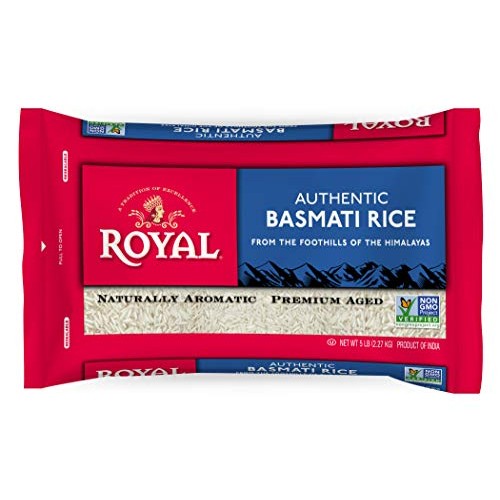 Royal White Basmati Rice, 5 Pound