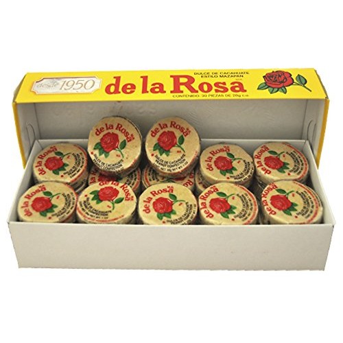 Authentic Sabores - Marzipan Peanut Candy Marzipan 30 Pieces , 8