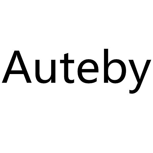 Auteby Black Happy Birthday Cake Topper Set, Double-Sided Acryli