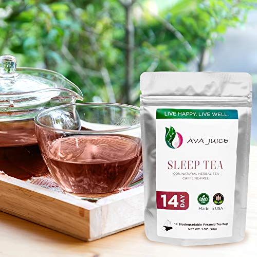 Ava Juice Herbal Sleep Tea - Zero Caffeine Sleeping Aid And Rela