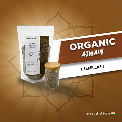Avador Usda Certified Organic All Natural Ajwain Seeds 200 Grams