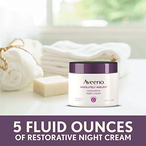 Aveeno Absolutely Ageless Restorative Night Cream Facial Moistur