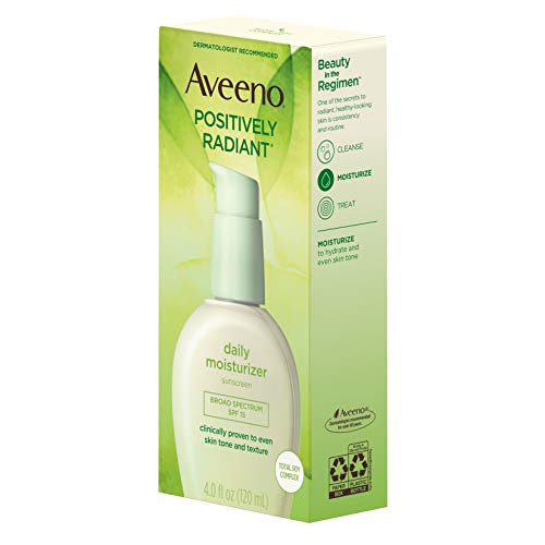 Aveeno Positively Radiant Daily Face Moisturizer With Broad Spec